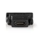 Αντάπτορας DVI-D 24+1p αρσενικό σε HDMI θηλυκό NEDIS CVBW34912AT με επίχρυσες επαφές