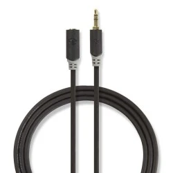 Καλώδιο προέκτασης ήχου NEDIS CABW22050AT30 3,5mm Stereo αρσ. - 3,5mm Stereo θηλ. 3m Καλώδιο προέκτασης ήχου NEDIS CABW22050AT30 3,5mm Stereo αρσ. - 3,5mm Stereo θηλ. 3m