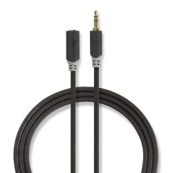 Καλώδιο προέκτασης ήχου NEDIS CABW22050AT20 3,5mm Stereo αρσ. - 3,5mm Stereo θηλ. 2m Καλώδιο προέκτασης ήχου NEDIS CABW22050AT20 3,5mm Stereo αρσ. - 3,5mm Stereo θηλ. 2m