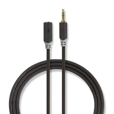 Καλώδιο προέκτασης ήχου NEDIS CABW22050AT10 3,5mm Stereo αρσ. - 3,5mm Stereo θηλ. 1m