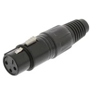 Βύσμα NEDIS COTP15902BK XLR 3-Pin θηλυκό