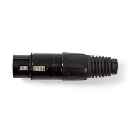 Βύσμα NEDIS COTP15902BK XLR 3-Pin θηλυκό