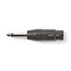 Αντάπτορας NEDIS COTP15940BK XLR 3-Pin θηλυκό σε 6.35 mm mono αρσενικό