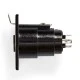 Βύσμα XLR NEDIS COTP15911BK 3-Pin θηλυκό σασί