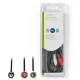 Καλώδιο NEDIS CAGB22200BK20 2x RCA αρσενικό σε 3,5mm Stereo αρσενικό μήκους 2m