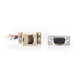 Αντάπτορας NEDIS CCGP52821IV D-Sub 9pin αρσενικό σε RJ45 8pin 8P8C θηλυκό Αντάπτορας NEDIS CCGP52821IV D-Sub 9pin αρσενικό σε RJ45 8pin 8P8C θηλυκό