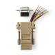 Αντάπτορας NEDIS CCGP52821IV D-Sub 9pin αρσενικό σε RJ45 8pin 8P8C θηλυκό