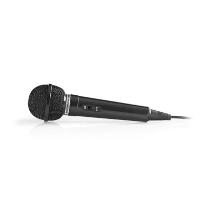 Ενσύρματο μικρόφωνο NEDIS MPWD01BK -75dB εξαιρετικής ποιότητας ήχου με καλώδιο 5m