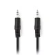Καλώδιο ήχου NEDIS CAGB22000BK15 3,5mm αρσ. Stereo - 3,5mm αρσ. Stereo σε συσκευασία blister 1.5m