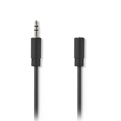 Καλώδιο προέκτασης ήχου NEDIS CAGB22050BK20 3,5mm Stereo αρσ. - 3,5mm Stereo θηλ. 2m