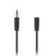 Καλώδιο προέκτασης ήχου NEDIS CAGB22050BK20 3,5mm Stereo αρσ. - 3,5mm Stereo θηλ. 2m