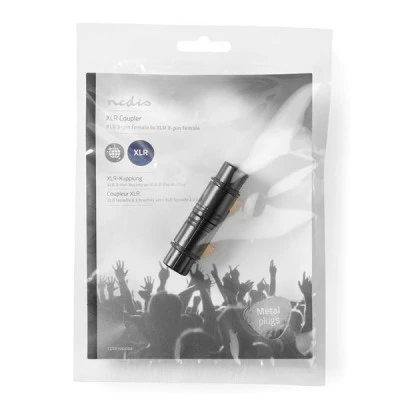 Αντάπτορας NEDIS COTP15920BK XLR 3-Pin θηλυκό σε θηλυκό