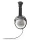 Ακουστικά NEDIS HPWD1201BK HiFi με 6 μέτρα καλώδιο και έλεγχο έντασης σε ασημί/μαύρο χρώμα