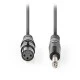 Καλώδιο NEDIS COTH15120GY50 3-Pin XLR θηλυκό σε 6.35mm αρσενικό μήκους 5.0m