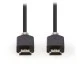 Καλώδιο HDMI High Speed NEDIS CVBW34000AT50 με Ethernet αρσενικό-αρσενικό 5.0m σε ανθρακί χρώμα