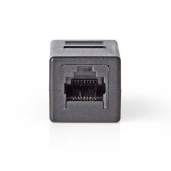 Μούφα NEDIS CCGB89010BK για RJ45 8x8 θηλ-θηλ σε μαύρο χρώμα