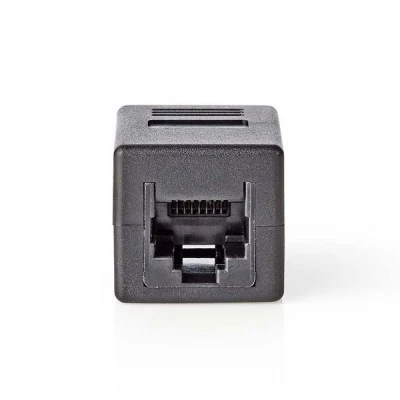 Μούφα NEDIS CCGB89010BK για RJ45 8x8 θηλ-θηλ σε μαύρο χρώμα