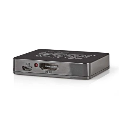 Splitter HDMI 2 θυρών NEDIS VSPL34002BK με υποστήριξη 4Κ2Κ Full HD και 3D Splitter HDMI 2 θυρών NEDIS VSPL34002BK με υποστήριξη 4Κ2Κ Full HD και 3D