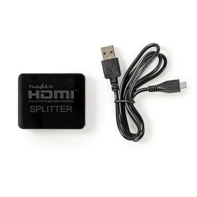 Splitter HDMI 2 θυρών NEDIS VSPL34002BK με υποστήριξη 4Κ2Κ Full HD και 3D Splitter HDMI 2 θυρών NEDIS VSPL34002BK με υποστήριξη 4Κ2Κ Full HD και 3D