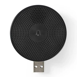 Ασύρματο εσωτερικό κουδούνι USB NEDIS WIFICDPC10BK 5V με δυνατότητα ρύθμισης της έντασης