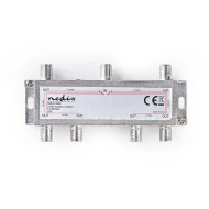 Διακλαδωτής κεραίας Satellite F-Splitter NEDIS SSPL610ME 5 - 2400 MHz 75 Ohm 6 εξόδων