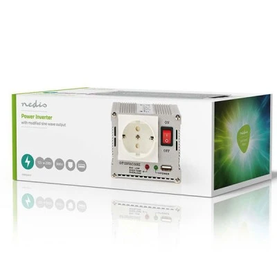 Inverter 300W με έξοδο ημιτονικής κυματομορφής για μετατροπή τάσης από μπαταρίες 12VDC σε 230VAC Inverter 300W με έξοδο ημιτονικής κυματομορφής για μετατροπή τάσης από μπαταρίες 12VDC σε 230VAC