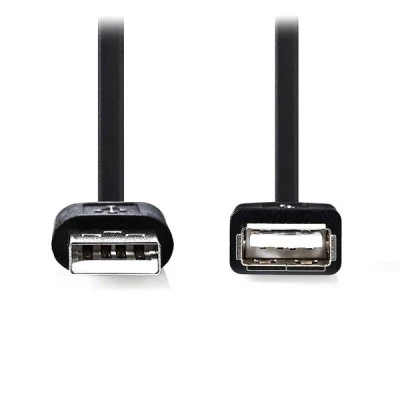 Καλώδιο - προέκταση NEDIS CCGB60010BK20 USB 2.0 A αρσενικό σε Α θηλυκό μήκους 2.0m Καλώδιο - προέκταση NEDIS CCGB60010BK20 USB 2.0 A αρσενικό σε Α θηλυκό μήκους 2.0m