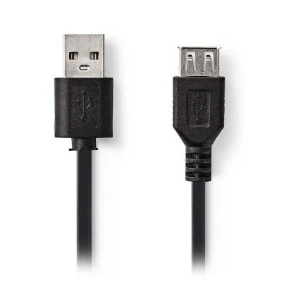 Καλώδιο - προέκταση NEDIS CCGB60010BK20 USB 2.0 A αρσενικό σε Α θηλυκό μήκους 2.0m Καλώδιο - προέκταση NEDIS CCGB60010BK20 USB 2.0 A αρσενικό σε Α θηλυκό μήκους 2.0m
