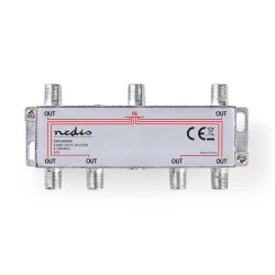 Διακλαδωτής κεραίας CATV F-Splitter NEDIS SSPL600ME 5 - 1000MHz 10 dB 6 εξόδων