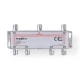 Διακλαδωτής κεραίας CATV F-Splitter NEDIS SSPL600ME 5 - 1000MHz 10 dB 6 εξόδων
