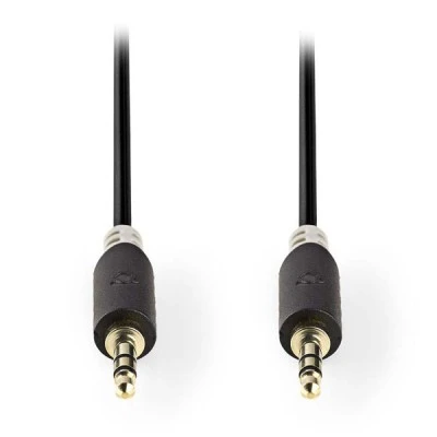 Καλώδιο ήχου NEDIS CABW22000AT100 3,5mm αρσ. Stereo - 3,5mm αρσ. Stereo 10m σε ανθρακί χρώμα