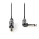 Καλώδιο ήχου mono NEDIS COTH23005GY50 6.35mm αρσ.- 6.35mm αρσ. γωνία 5m σε γκρι χρώμα