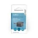 Αντάπτορας NEDIS CAGB22945BK 3,5mm Stereo αρσ. - 2x 3,5mm Stereo θηλ. σε μαύρο χρώμα