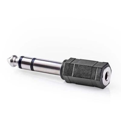 Αντάπτορας NEDIS CAGB23930BK 6,35mm Stereo αρσ. - 3,5mm Stereo θηλ. σε συσκευασία blister Αντάπτορας NEDIS CAGB23930BK 6,35mm Stereo αρσ. - 3,5mm Stereo θηλ. σε συσκευασία blister