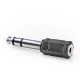 Αντάπτορας NEDIS CAGB23930BK 6,35mm Stereo αρσ. - 3,5mm Stereo θηλ. σε συσκευασία blister Αντάπτορας NEDIS CAGB23930BK 6,35mm Stereo αρσ. - 3,5mm Stereo θηλ. σε συσκευασία blister