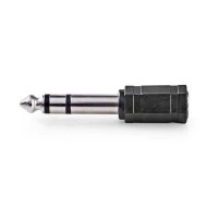 Αντάπτορας NEDIS CAGB23930BK 6,35mm Stereo αρσ. - 3,5mm Stereo θηλ. σε συσκευασία blister