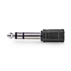 Αντάπτορας NEDIS CAGB23930BK 6,35mm Stereo αρσ. - 3,5mm Stereo θηλ. σε συσκευασία blister
