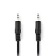 Καλώδιο ήχου NEDIS CAGB22000BK20 3.5mm αρσ. Stereo - 3.5mm αρσ. Stereo μήκους 2.0m