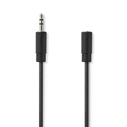 Καλώδιο προέκτασης ήχου NEDIS CAGB22050BK50 3.5mm Stereo αρσ. – 3.5mm Stereo θηλ. 5.00m