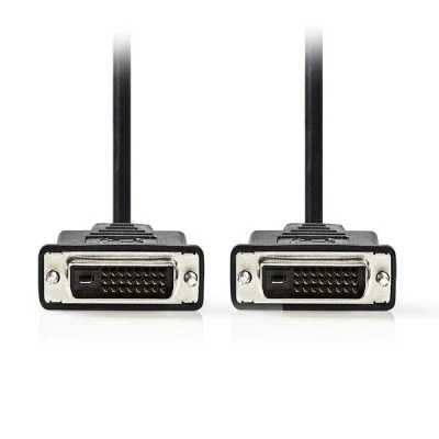 Καλώδιο NEDIS CCGB32000BK20 DVI-D Dual αρσενικό σε DVI-D Dual αρσενικό μήκους 2m