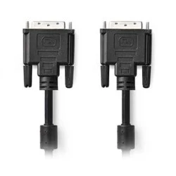 Καλώδιο NEDIS CCGB32000BK20 DVI-D Dual αρσενικό σε DVI-D Dual αρσενικό μήκους 2m