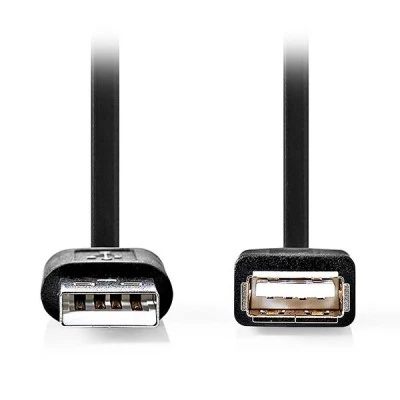 Καλώδιο - προέκταση NEDIS CCGB60010BK30 USB 2.0 A αρσενικό σε Α θηλυκό μήκους 3.00m