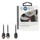 Καλώδιο ήχου NEDIS CABW24010AT02 από RCA αρσενικό 2 x RCA θηλυκό 0.20m