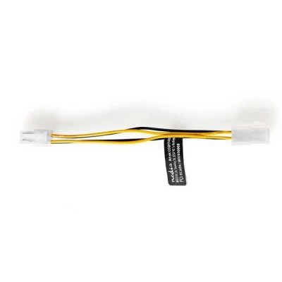 Καλώδιο προέκτασης τροφοδοσίας NEDIS CCGP74310VA015 ATX-12V 4pin αρσ. σε ATX-12V 4pin θηλ. 0.15m
