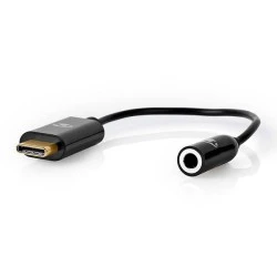 Καλώδιο-αντάπτορας NEDIS CCBW65950BK015 USB 3.2 Gen 1 Type-C αρσ. σε 3.5 mm θηλ. 0,15m
