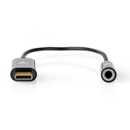 Καλώδιο-αντάπτορας NEDIS CCBW65950BK015 USB 3.2 Gen 1 Type-C αρσ. σε 3.5 mm θηλ. 0,15m