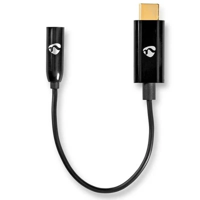 Καλώδιο-αντάπτορας NEDIS CCBW65950BK015 USB 3.2 Gen 1 Type-C αρσ. σε 3.5 mm θηλ. 0,15m Καλώδιο-αντάπτορας NEDIS CCBW65950BK015 USB 3.2 Gen 1 Type-C αρσ. σε 3.5 mm θηλ. 0,15m