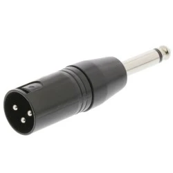 Αντάπτορας NEDIS COTP15942BK XLR 3-Pin αρσενικό σε 6.35 mm mono αρσενικό