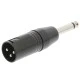 Αντάπτορας NEDIS COTP15942BK XLR 3-Pin αρσενικό σε 6.35 mm mono αρσενικό