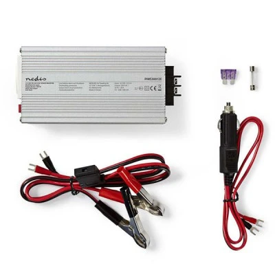 Inverter 300W NEDIS με έξοδο ημιτονικής κυματομορφής για μετατροπή τάσης από 12VDC σε 230VAC Inverter 300W NEDIS με έξοδο ημιτονικής κυματομορφής για μετατροπή τάσης από 12VDC σε 230VAC
